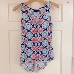 Beautiful salmon and blue top